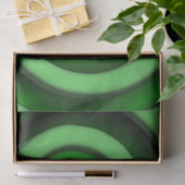 Grüne Spiralzone Seidenpapier (Geschenk)