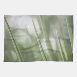 Grüne spitzen Pflanze Natur Foto Geschirrtuch