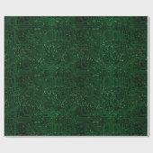 Grüne Spitzentechnologien Geschenkpapier (Flach)