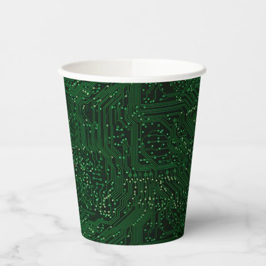 Grüne Spitzentechnologien Pappbecher (Links)