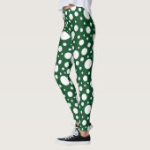 Grüne Spots Leggings (Links)