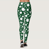 Grüne Spots Leggings (Rückseite)