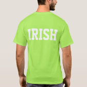 Grüne St. Patricks Day-Jacke für Männer | KLEEBLAT T-Shirt (Rückseite)