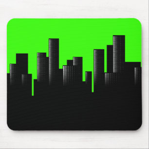 grüne Stadt Mousepad