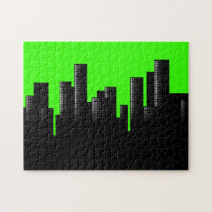 grüne Stadt Puzzle