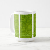 Grüne Stadt-Tasse Kaffeetasse (Vorderseite Links)