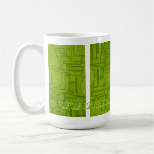 Grüne Stadt-Tasse Kaffeetasse