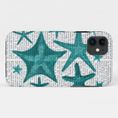 Grüne Starfish-Sammlung 2 Case-Mate iPhone Hülle (Rückseite (Horizontal))