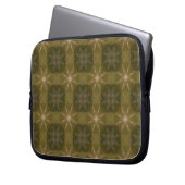 Grüne Stars Laptop-Sieb Laptopschutzhülle (Vorderseite Links)