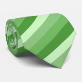 Grüne Steigung Krawatte (Gerollt)