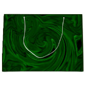 grüne Steinsammlungen des Malachits Große Geschenktüte (Vorderseite)