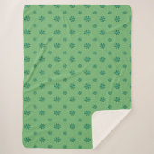 Grüne Stern-Sherpa-Decke Sherpadecke (Vorderseite)