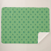 Grüne Stern-Sherpa-Decke Sherpadecke (Vorderseite (Horizontal))