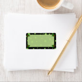 Grüne Sterne Fantasy Chritmas Adresse Labels Adressaufkleber (Insitu)