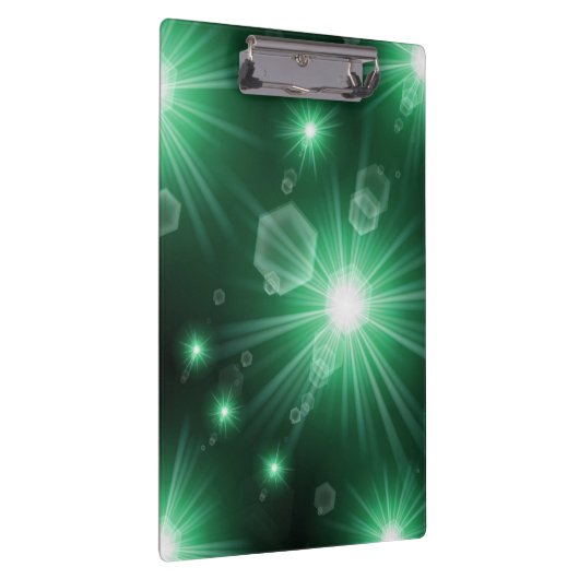 Grüne Sterne Klemmbrett (Rechts)
