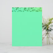 Grüne Sterne mit soliden (Stehend Vorderseite)