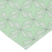 Grüne Sterne und Diamanten Tischdecke (Schrägansicht)