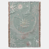 Grüne Sternexplosion Decke (Vorderseite Vertikal)