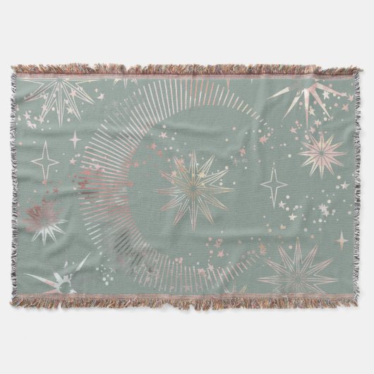 Grüne Sternexplosion Decke (Vorderseite)