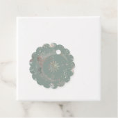 Grüne Sternexplosion Geschenkanhänger (Beispiel)