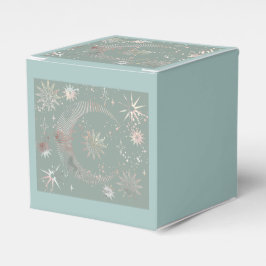 Grüne Sternexplosion Geschenkschachtel