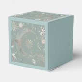 Grüne Sternexplosion Geschenkschachtel (Rückseite)