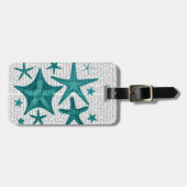 Grüne Sternfischsammlung 2 Gepäckanhänger (Vorderseite horizontal)