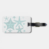 Grüne Sternfischsammlung 2 Gepäckanhänger (Rückseite horizontal)