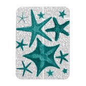 Grüne Sternfischsammlung 2 Magnet (Vertikal)