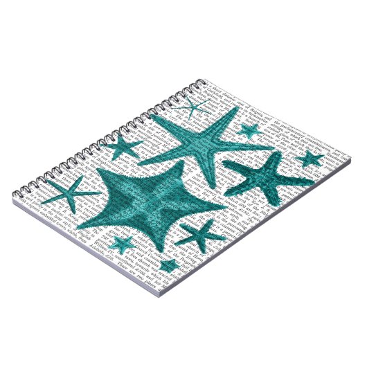 Grüne Sternfischsammlung 2 Notizblock (Linke Seite)