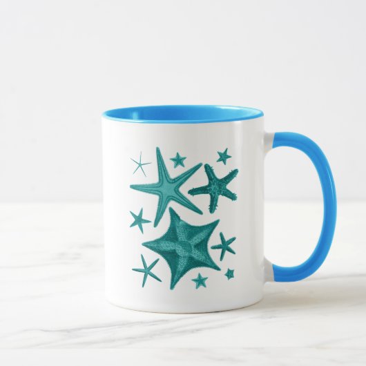 Grüne Sternfischsammlung 2 Tasse (Rechts)