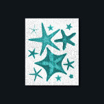 Grüne Sternfischsammlung Leinwanddruck<br><div class="desc">Küste und tropisch</div>