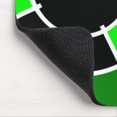 grüne Stierye Mousepad (Ecke)