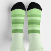 Grüne Stille heimlich wilde Streifen Socken (Oben)