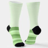 Grüne Stille heimlich wilde Streifen Socken (Gewinkelt)