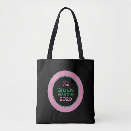 Grüne Stimme BIDEN HARRIS 2020 Tasche (Vorderseite)
