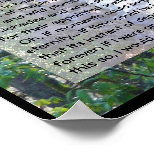 Grüne Stimmungen Poster (Ecke)