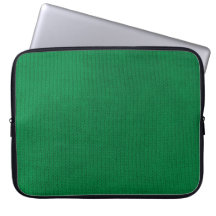 Grüne Stockinette Laptop-Hülse