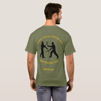 Grüne Stockkampf Philippinische Kampfkunst T-Shir T-Shirt