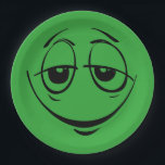 Grüne Stones Eyes Funny Birthday Party Pappteller<br><div class="desc">Grüne Stones Eyes Funny Birthday Party Teller</div>