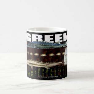 Grüne Stör-Collagen-Tasse Kaffeetasse