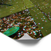 Grüne Straße Poster (Ecke)