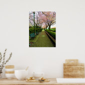 Grüne Straße Poster (Küche)