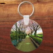 Grüne Straße Schlüsselanhänger (Vorderseite)