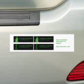 Grüne Straßen Portlands Autoaufkleber (Auf Auto)