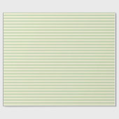 Grüne Streifen aus Beige und Tee Geschenkpapier (Flach)