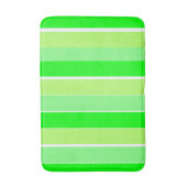 Grüne Streifen Badematte (Vorderseite Vertikal)
