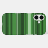 Grüne Streifen Case-Mate iPhone Hülle (Rückseite (Horizontal))