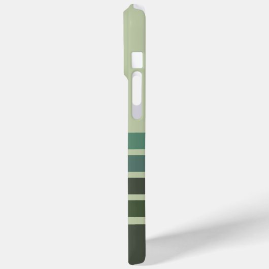 Grüne Streifen Case-Mate iPhone Hülle (Rückseite / Links)