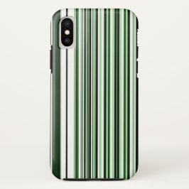 Grüne Streifen iPhone X Hülle